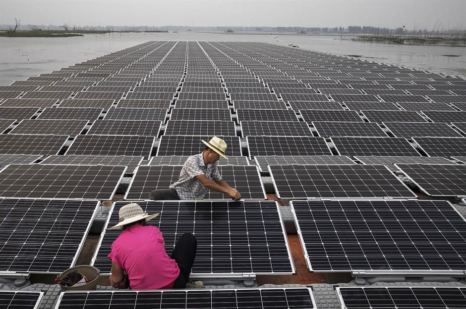 Huainan Solar Farm, China